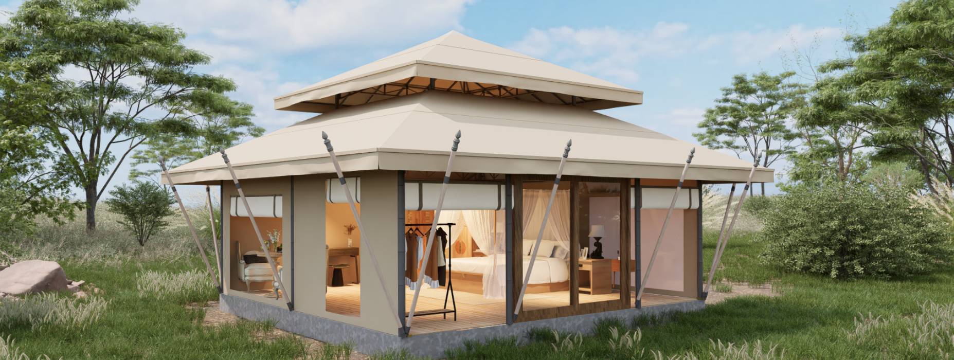 解放区户外野奢帐篷